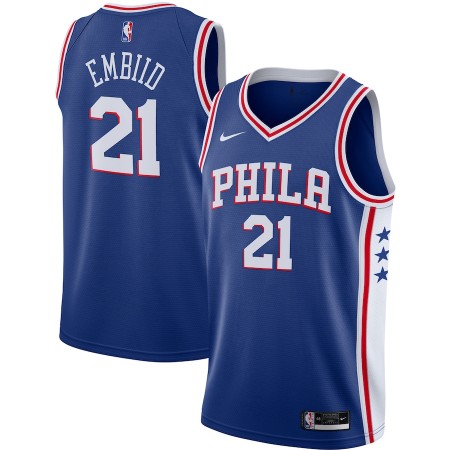 Maillot Basket Philadelphia 76ers Joel Embiid 21 2020-21 Nike Icon Edition Swingman - Homme